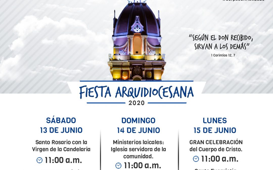 Fiesta arquidiocesana 2020